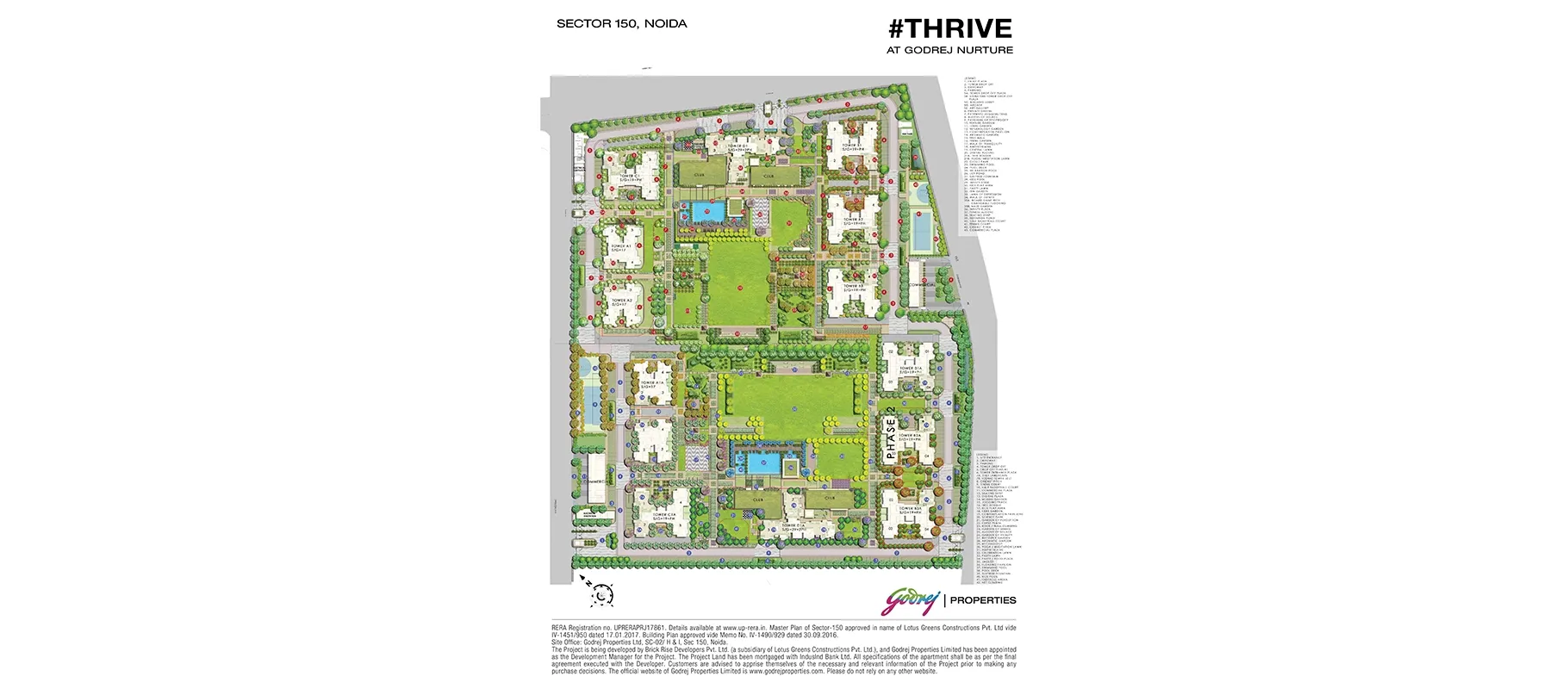 Master Plan floor plan, Godrej Nurture