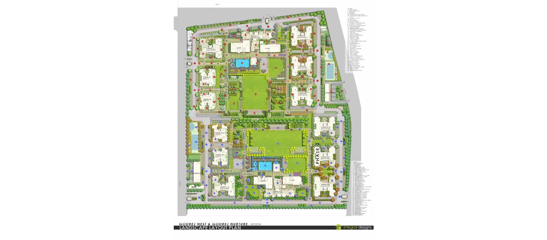 Master Plan floor plan, Godrej Nest