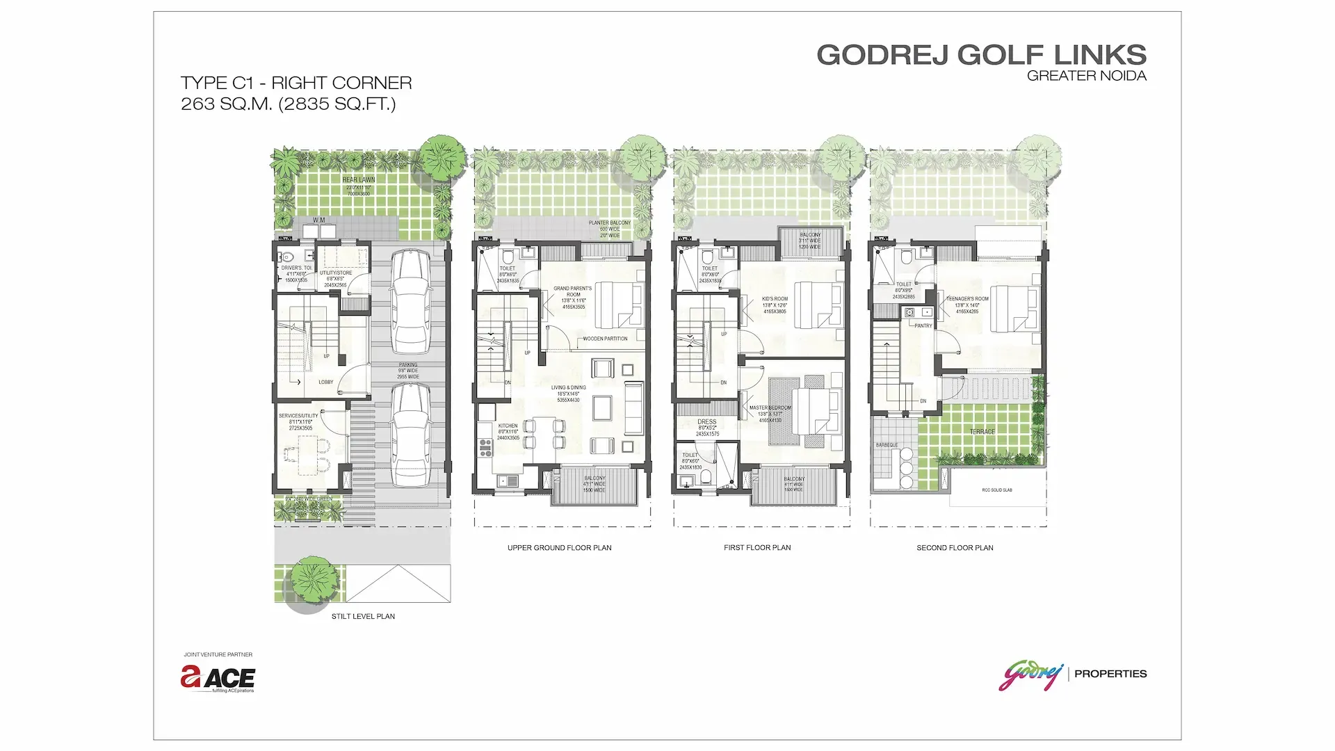 Tower Plan 03 floor plan, Godrej Golf Links
