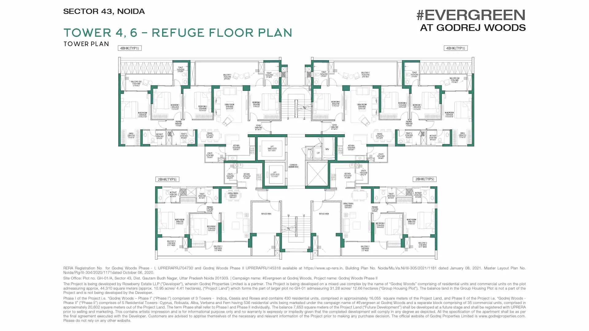 Godrej Woods Tower 4 floor plan, Godrej Woods