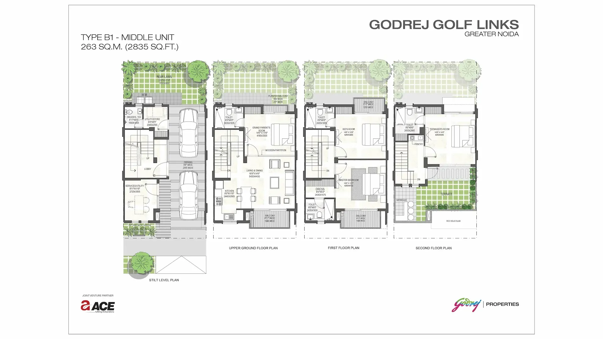 Tower Plan 04 floor plan, Godrej Golf Links