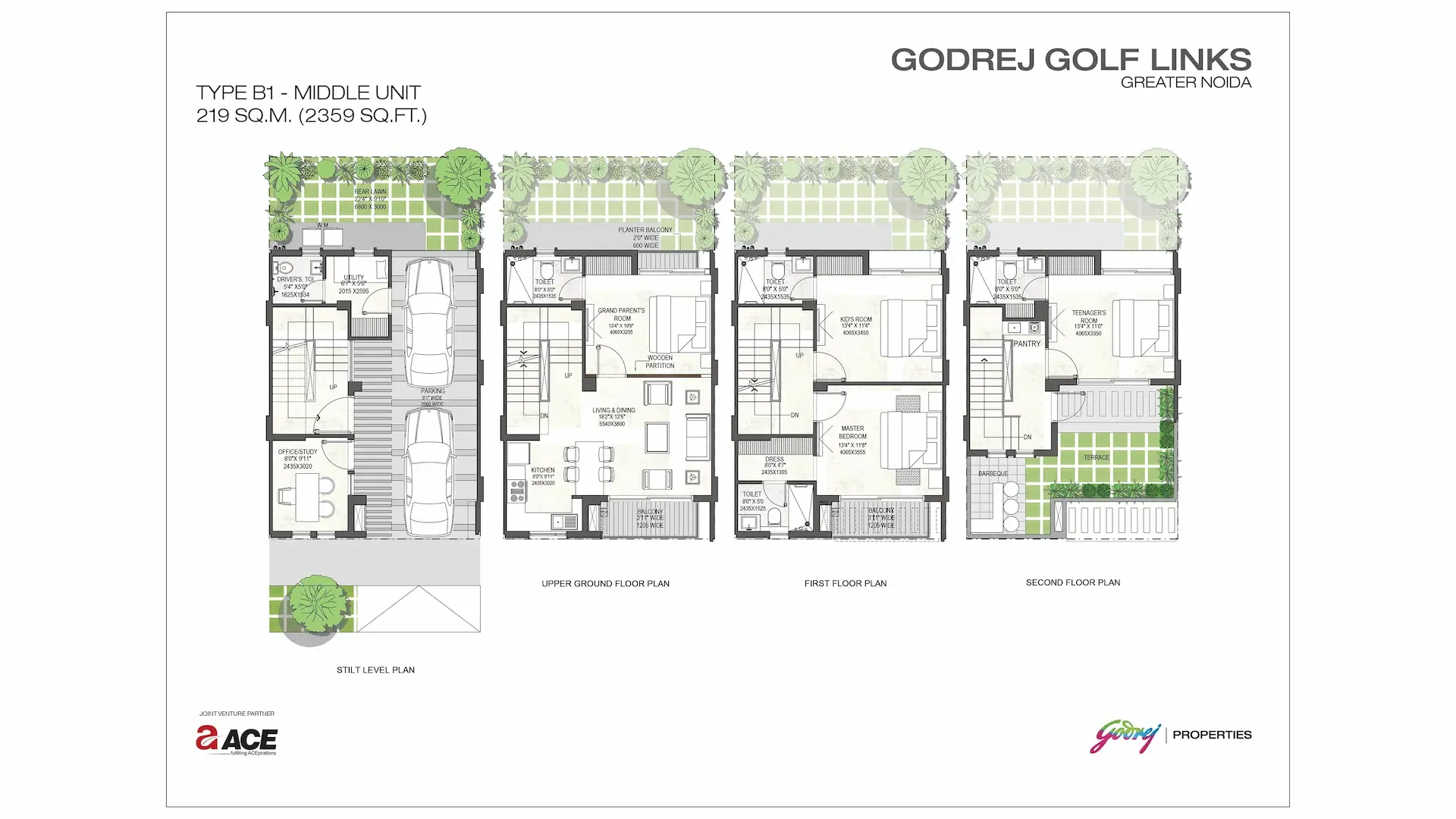 Tower Plan 06 floor plan, Godrej Golf Links