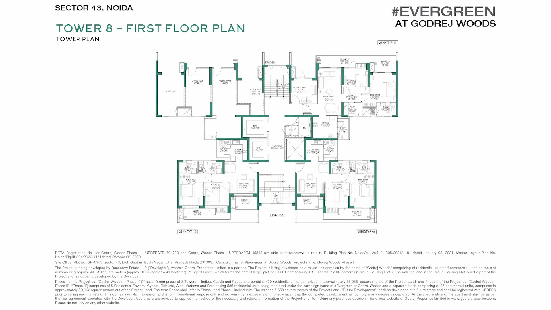 Godrej Woods Tower 8 floor plan, Godrej Woods