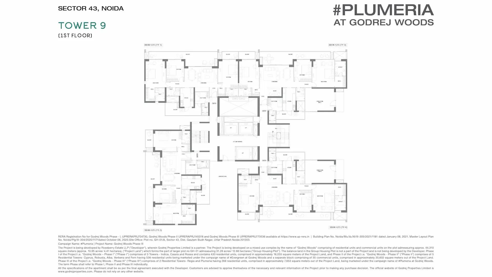 Godrej Woods Tower 9 floor plan, Godrej Woods
